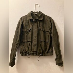 No boundaries Army green jacket